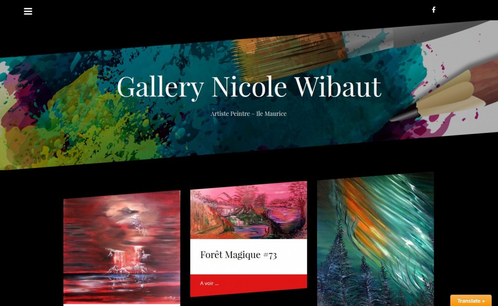 Nicole Wibaut, Artiste Peintre| Création du site web Gallery