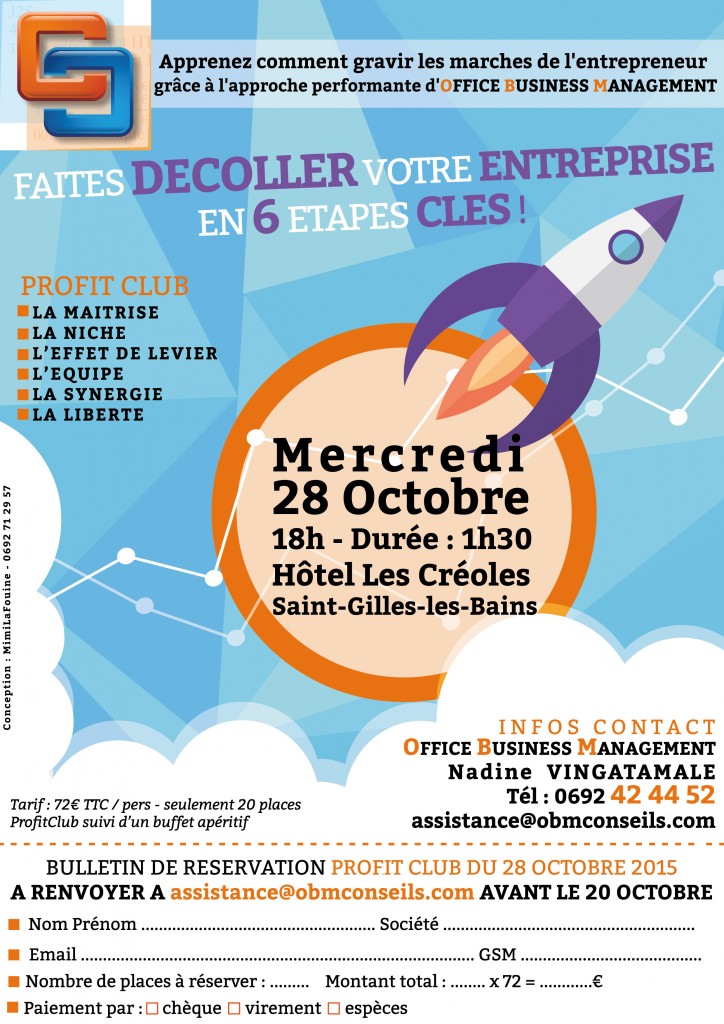 Office Business Management| Conception PAO| Affiche