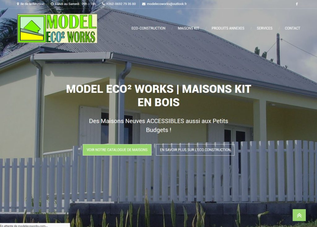 Model Eco² Works | Site Internet | Création