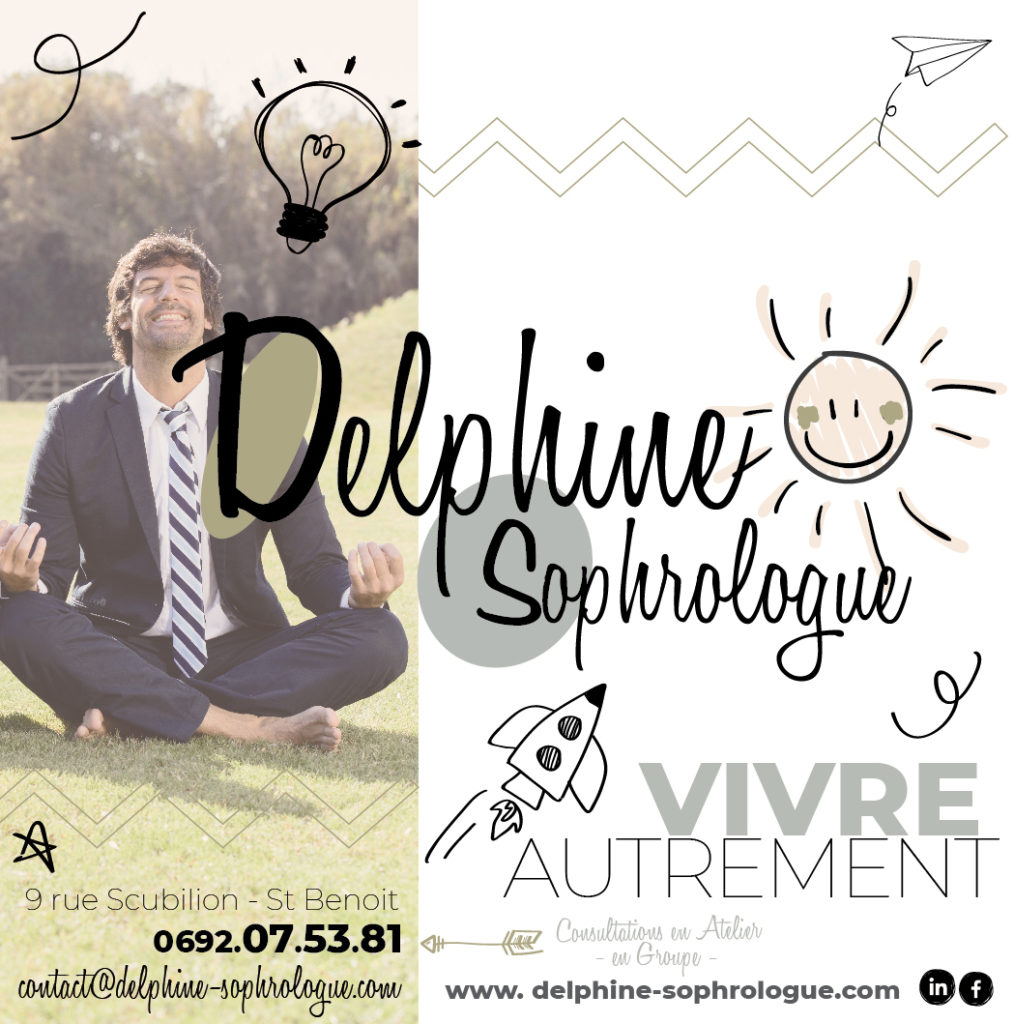 Delphine Sophrologue | Flyer | Conception