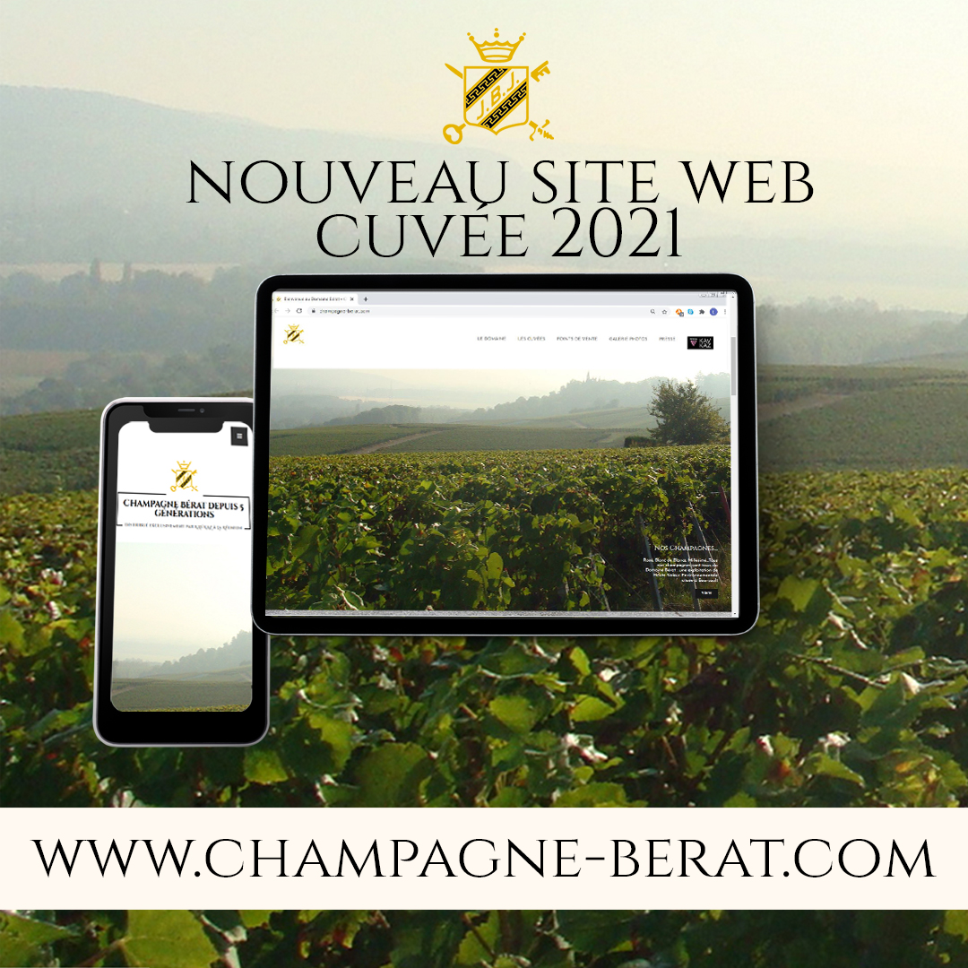 Champagne Bérat | Site Vitrine | Refonte